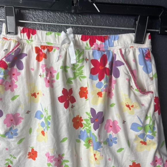 Hanna Andersson Kids Girls White Multicolor Floral Skirt Size 120cm/6-7 - Picture 6 of 7